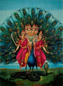 Murugan, the revered Hindu God of War Wallpaper