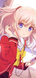 Music Lover Cute Anime Girl iPhone cute anime girl iphone wallpaper