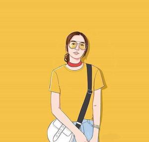 Mustard Yellow Aesthetic Girl Art aesthetic girl wallpaper