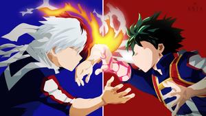 My Hero Academia Izuku And Shoto my hero academia wallpaper
