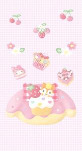 My Melody And Cupcakes my melody wallpaper