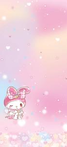 My Melody In Pastel Gradient my melody wallpaper