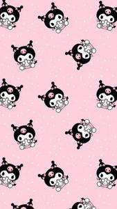 My Melody Kuromi Drinking Milk my melody kuromi wallpaper
