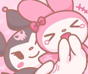 My Melody Kuromi Hugging my melody kuromi wallpaper