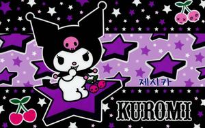 My Melody Kuromi Punk Style Background my melody kuromi wallpaper
