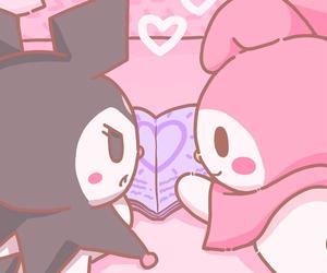 My Melody Kuromi Reading my melody kuromi wallpaper