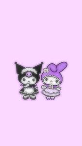 My Melody Kuromi Wearing Lolita Outfits my melody kuromi wallpaper