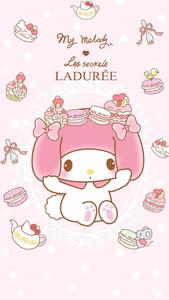 My Melody Laduree my melody wallpaper
