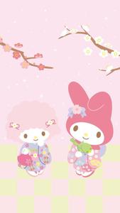 My Melody: Playing Music with Sweet Piano sanrio wallpaper