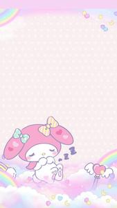 My Melody Sleeping my melody wallpaper