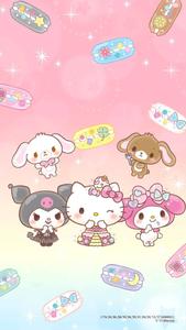 My Melody With Cute Friends my melody wallpaper