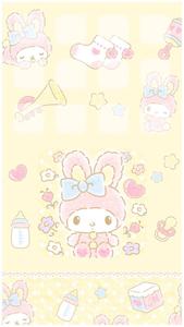 My Melody Yellow Digital Art my melody wallpaper
