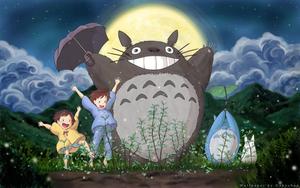 My Neighbor Totoro - A magical night with the little kids. totoro wallpaper