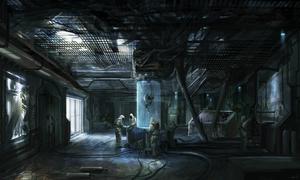 Mysterious Abandoned Factory in 4K Ultra HD Dark 4k ultra hd dark wallpaper