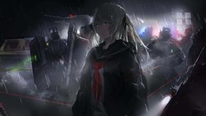 Mysterious and Alluring Dark Anime Girl dark anime girl wallpaper