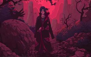 Mysterious and Powerful Itachi Uchiha Wallpaper