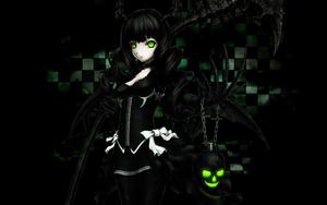 Mysterious dark anime girl deep in thought dark anime girl wallpaper