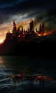Mystical Dusk over Hogwarts Castle hogwarts wallpaper