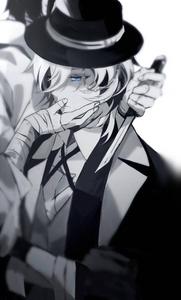 Nakahara Chuuya Sad Boy Cartoon Held At Knifepoint sad boy cartoon wallpaper