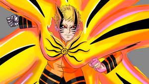 Naruto 4K Baryon Mode Wallpaper