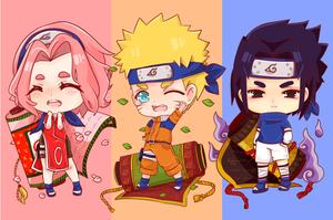 Naruto 4K Chibi Art Wallpaper