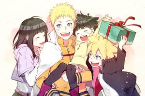 Naruto And Hinata Happy Family naruto and hinata wallpaper