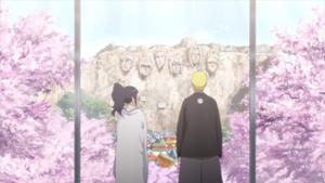 Naruto And Hinata Hokage Rock naruto and hinata wallpaper
