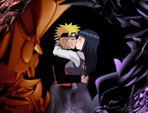 Naruto and Hinata Share a Tender Moment  Wallpaper