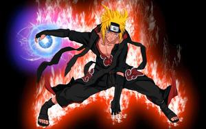 Naruto und sasuke kämpfen gegeneinander