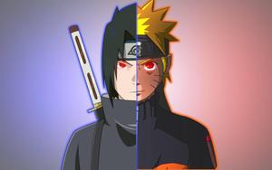 Naruto And Sasuke Combined naruto and sasuke wallpaper