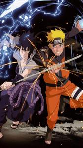 Naruto And Sasuke Side To Side Fight naruto and sasuke wallpaper