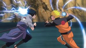 Naruto And Sasuke Valley Fight naruto and sasuke wallpaper