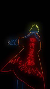Naruto Neon Light 8K Phone 8k phone wallpaper
