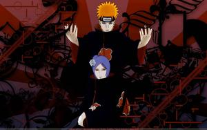 Naruto Pain With Girl Character naruto pain wallpaper