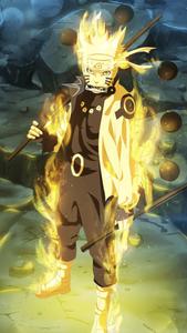 Naruto Phone On Fire naruto phone wallpaper