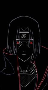 Naruto Shippuden Uchiha Itachi PFP Line Art itachi pfp wallpaper