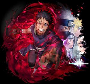 Naruto Team7and Obito Artwork Wallpaper