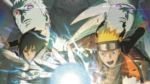 naruto the movie poster with two characters Wallpaper