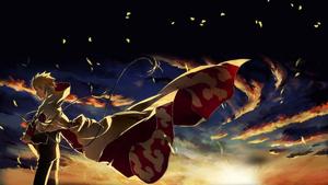 Naruto With Sunset Cool Anime  Wallpaper