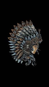 Native American Woman Appreciating the Strength & Beauty of Nature amoled wallpaper