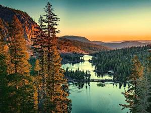 Nature Twin Lakes Picture nature wallpaper