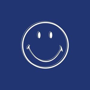 Navy Blue Preppy Smiley Face preppy smiley face wallpaper