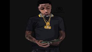NBA Youngboy Counts His Cash nba youngboy wallpaper