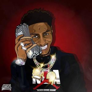 NBA Youngboy Flaunting His Bling and Cash nba youngboy wallpaper