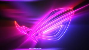 Neon Asus ROG Symbol asus rog wallpaper