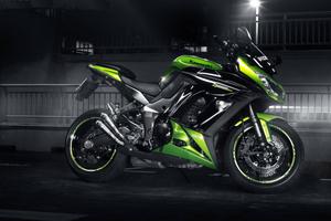 Neon Green And Black Kawasaki H2r kawasaki h2r wallpaper