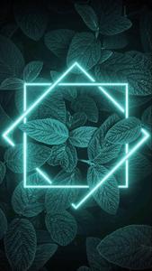 Neon Green Leaves iPhone 13 Pro iphone 13 pro wallpaper