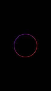 Neon Light Eclipse 8K Phone 8k phone wallpaper