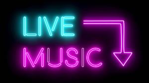 Neon Live Music  Wallpaper