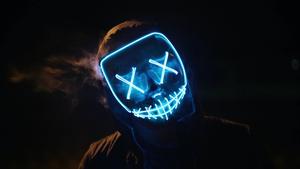 Neon Mask Good PFP good pfp wallpaper